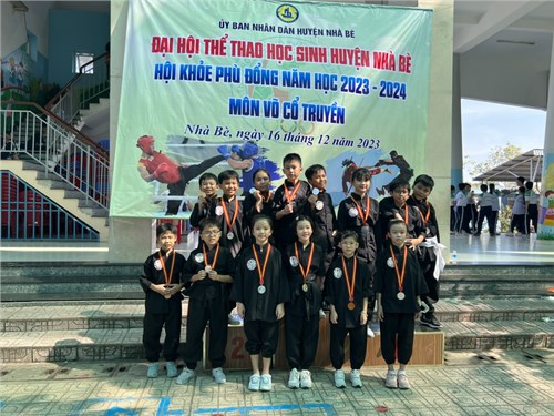 Kết quả Hội khỏe Phù Đổng năm học 2023 - 2024 - môn Võ cổ truyền
